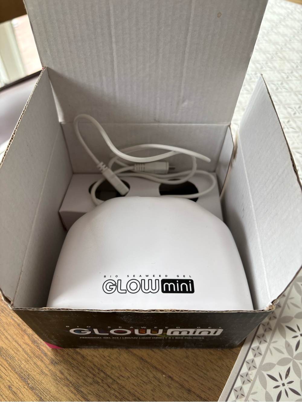 Bio Seaweed Gel GLOW mini LED Lamp - White